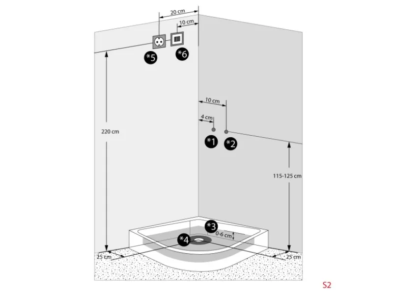 AcquaVapore Dampfdusche Duschtempel Sauna Dusche Duschkabine D46-23T2 100x100< Einhebelmischer