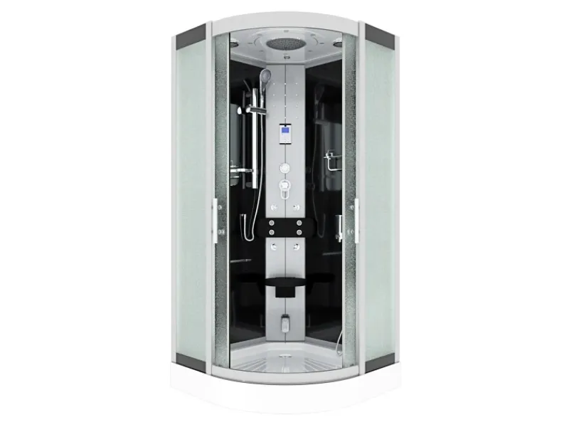 AcquaVapore Dampfdusche Duschtempel Sauna Dusche Duschkabine D46-23M2 100x100< Einhebelmischer