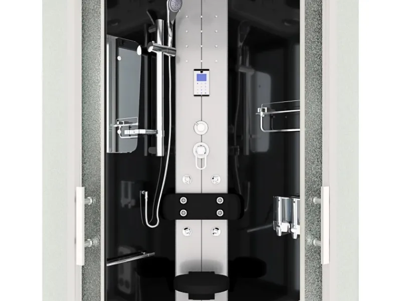 AcquaVapore Dampfdusche Duschtempel Sauna Dusche Duschkabine D46-23M2 100x100< Einhebelmischer
