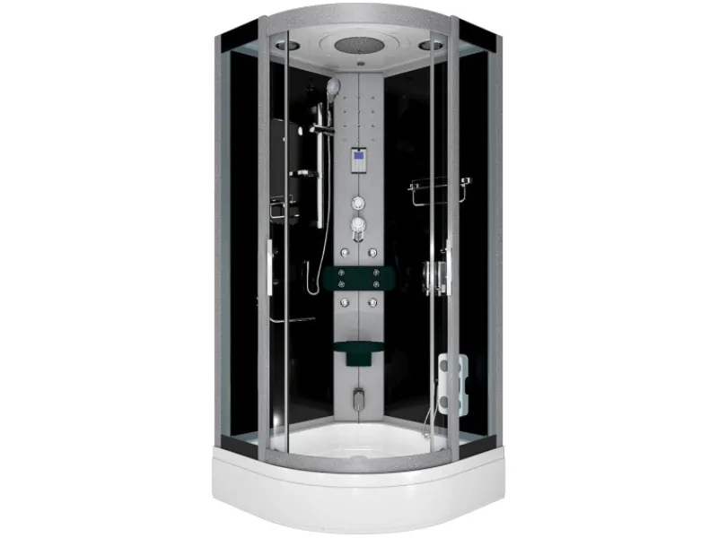 AcquaVapore Dampfdusche Duschtempel Sauna Dusche Duschkabine D46-63T2 100x100< Einhebelmischer