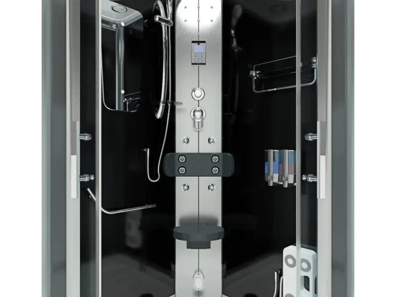 AcquaVapore Dampfdusche Duschtempel Sauna Dusche Duschkabine D46-63T2 100x100< Einhebelmischer