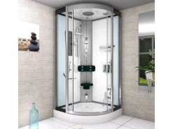 AcquaVapore Einhebelmischer<Dampfdusche Duschtempel Sauna Dusche Duschkabine D46-20T2 100x100