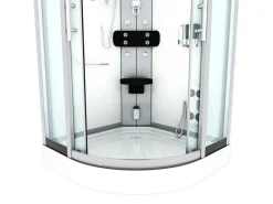 AcquaVapore Dampfdusche Duschtempel Sauna Dusche Duschkabine D46-00T2 80x80< Einhebelmischer