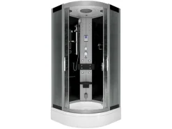 AcquaVapore Einhebelmischer<Dampfdusche Duschtempel Sauna Dusche Duschkabine D46-53M2-EC 90x90