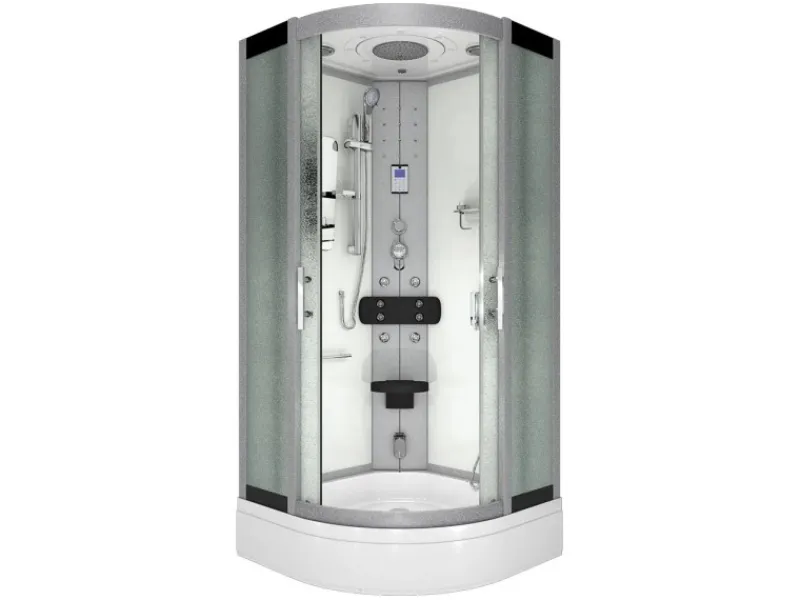 AcquaVapore Einhebelmischer<Dampfdusche Duschtempel Sauna Dusche Duschkabine D46-60M2 100x100