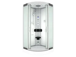 AcquaVapore Einhebelmischer<Dampfdusche Duschtempel Sauna Dusche Duschkabine D46-10M2-EC 90x90