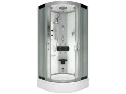 AcquaVapore Einhebelmischer<Dampfdusche Duschtempel Sauna Dusche Duschkabine D46-50M2-EC 90x90