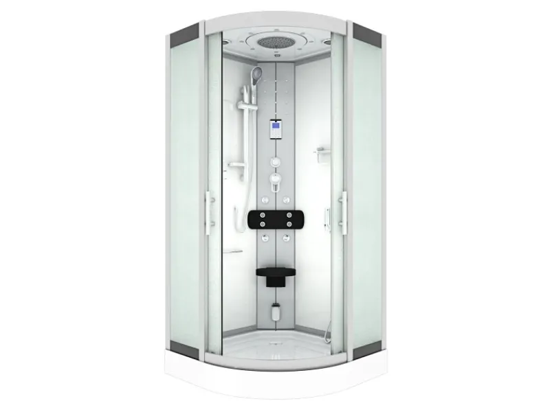 AcquaVapore Dampfdusche Duschtempel Sauna Dusche Duschkabine D46-10M2 90x90