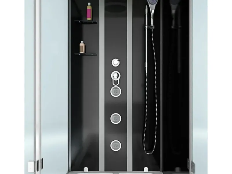 AcquaVapore Dusche Wanne Kombination K05-R30 Duschkabine 90x180< Einhebelmischer