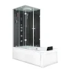 Outlet AcquaVapore Dusche Wanne Kombination K05-R31 Duschkabine 90x180