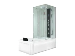 AcquaVapore Einhebelmischer<Dusche Wanne Kombination K05-L01 Duschkabine 180x90