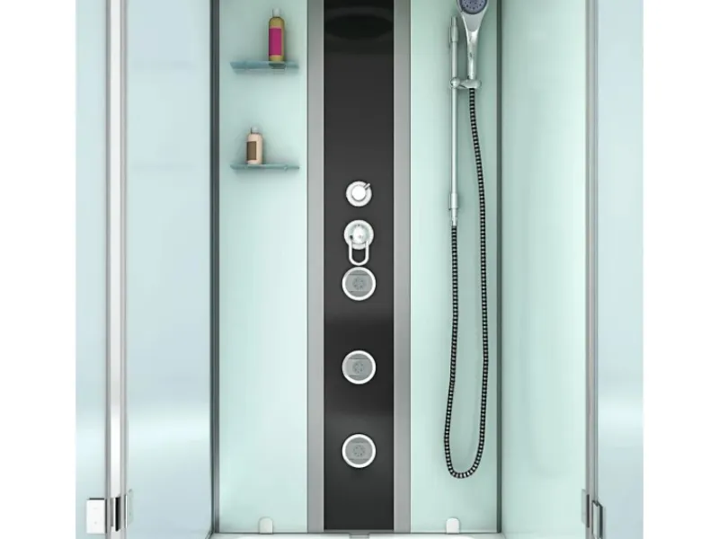 AcquaVapore Einhebelmischer<Dusche Wanne Kombination K05-R00 Duschkabine 90x180