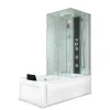 Discount AcquaVapore Dusche Wanne Kombination K05-L00-EC Duschkabine 180x90