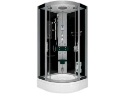 AcquaVapore Duschkabine Dusche D46-53T0 Komplettdusche Fertigdusche 90x90< Einhebelmischer