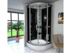 AcquaVapore Duschkabine Dusche D46-53T0 Komplettdusche Fertigdusche 90x90< Einhebelmischer