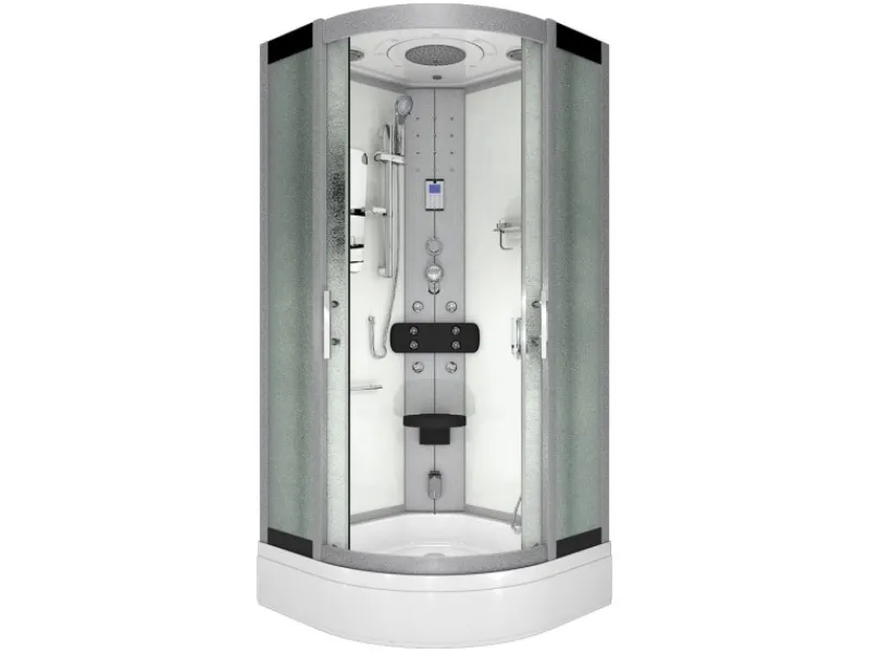 Discount AcquaVapore Duschkabine Dusche D46-60M0-EC Komplettdusche Fertigdusche 100x100