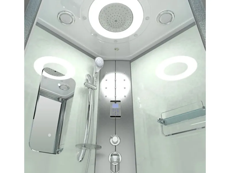 Discount AcquaVapore Duschkabine Dusche D46-60M0-EC Komplettdusche Fertigdusche 100x100