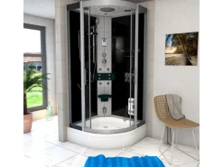 AcquaVapore Einhebelmischer<Duschkabine Dusche D46-53T0-EC Komplettdusche Fertigdusche 90x90