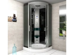 Online AcquaVapore Duschkabine Dusche D46-13M0-EC Komplettdusche Fertigdusche 90x90
