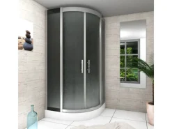 AcquaVapore Einhebelmischer<Duschkabine Dusche D46-23M0-EC Komplettdusche Fertigdusche 100x100