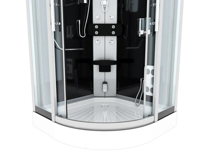 AcquaVapore Duschkabine Dusche D46-03T0-EC Komplettdusche Fertigdusche 80x80< Einhebelmischer
