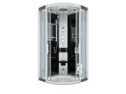 AcquaVapore Duschkabine Dusche D46-13T0 Komplettdusche Fertigdusche 90x90< Einhebelmischer