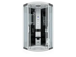 AcquaVapore Duschkabine Dusche D46-13T0 Komplettdusche Fertigdusche 90x90< Einhebelmischer
