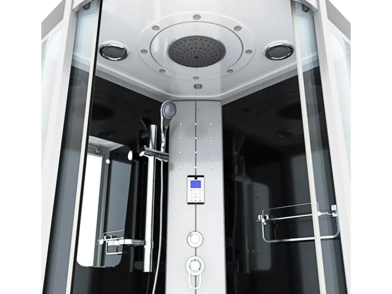 AcquaVapore Duschkabine Dusche D46-13T0 Komplettdusche Fertigdusche 90x90< Einhebelmischer
