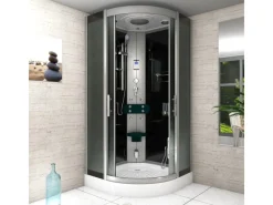 AcquaVapore Duschkabine Dusche D46-03M0-EC Komplettdusche Fertigdusche 80x80< Einhebelmischer