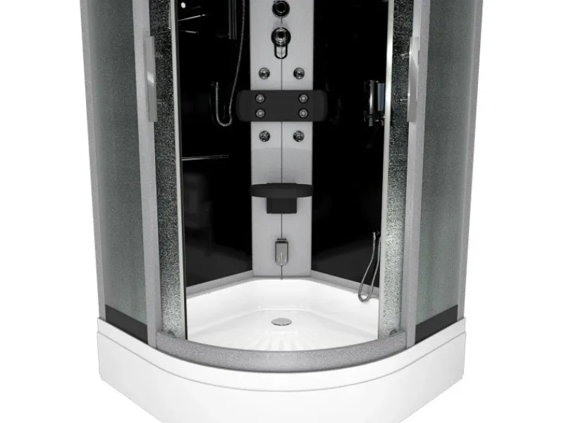 AcquaVapore Einhebelmischer<Duschkabine Dusche D46-53M0 Komplettdusche Fertigdusche 90x90