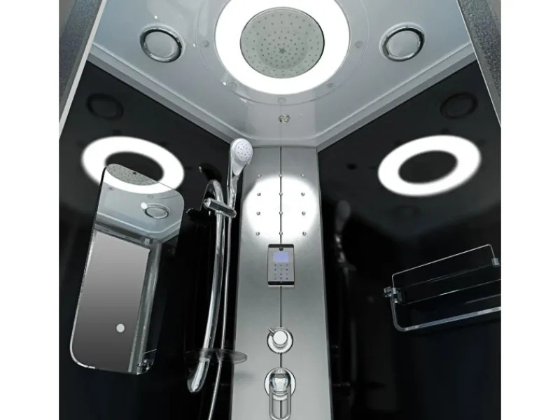 AcquaVapore Einhebelmischer<Duschkabine Dusche D46-53M0 Komplettdusche Fertigdusche 90x90