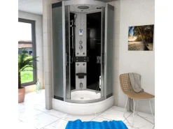 AcquaVapore Einhebelmischer<Duschkabine Dusche D46-53M0 Komplettdusche Fertigdusche 90x90