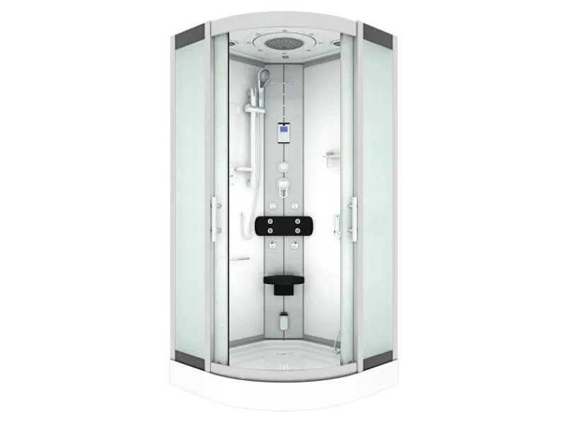 Hot AcquaVapore Duschkabine Dusche D46-20M0-EC Komplettdusche Fertigdusche 100x100