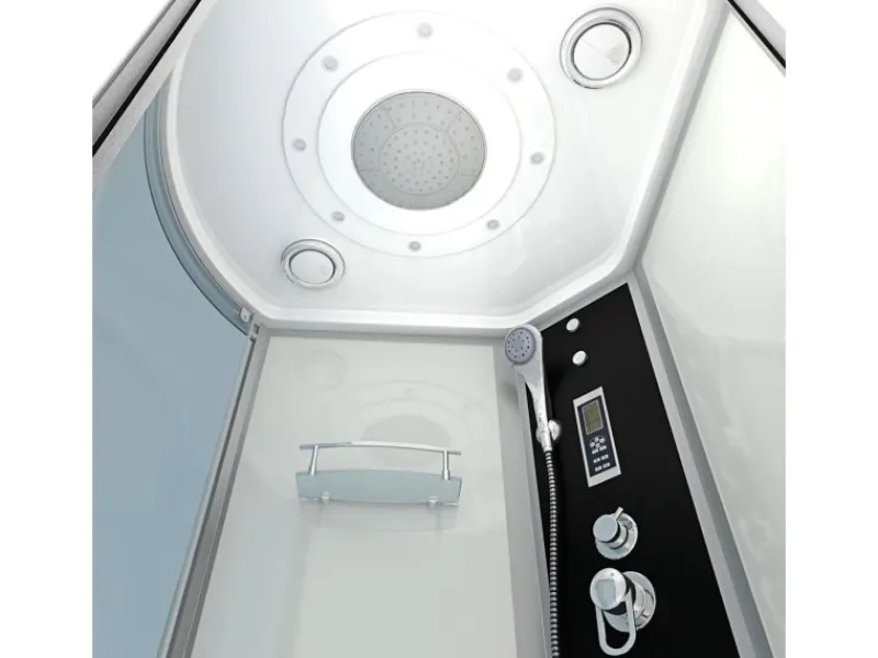 AcquaVapore Einhebelmischer<Kombination Badewanne Dusche K55-R01 Duschtempel 100x170