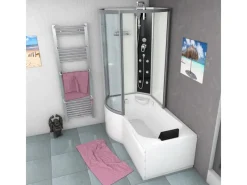 Best AcquaVapore Kombination Badewanne Dusche K50-R00 Duschtempel 100x170