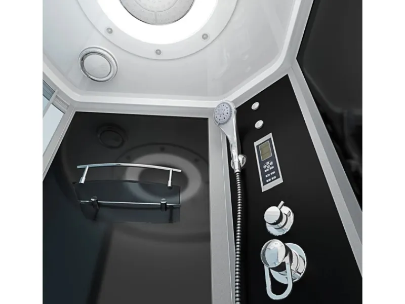 New AcquaVapore Kombination Badewanne Dusche K55-R31 Duschtempel 100x170