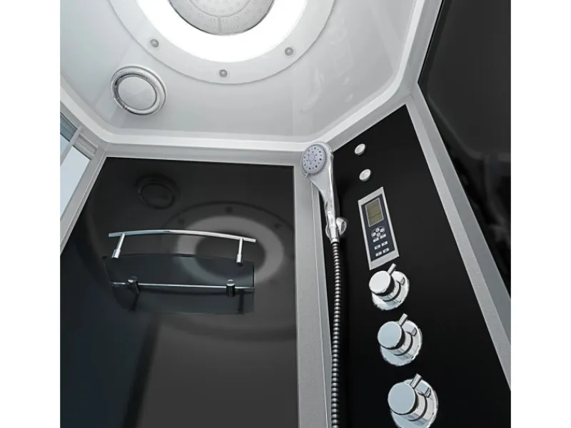 Online AcquaVapore Kombination Badewanne Dusche K55-R33 Duschtempel 100x170