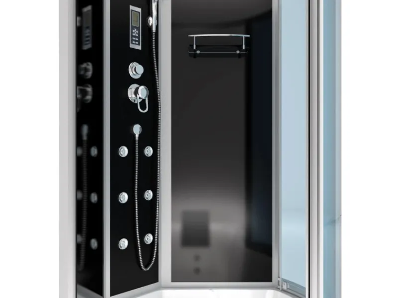 Sale AcquaVapore Kombination Badewanne Dusche K50-L31-EC Duschtempel 170x100