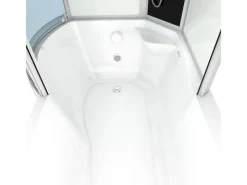 AcquaVapore Einhebelmischer<Kombination Badewanne Dusche K50-R01 Duschtempel 100x170