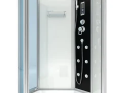 AcquaVapore Einhebelmischer<Kombination Badewanne Dusche K50-R01 Duschtempel 100x170