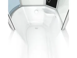 AcquaVapore Kombination Badewanne Dusche K50-R00-EC Duschtempel 100x170< Einhebelmischer