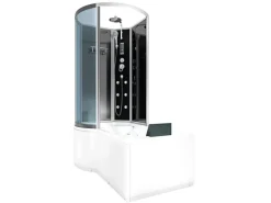 AcquaVapore Kombination Whirlpool Dusche K50-R31-WP-EC Duschkabine Wanne 100x170
