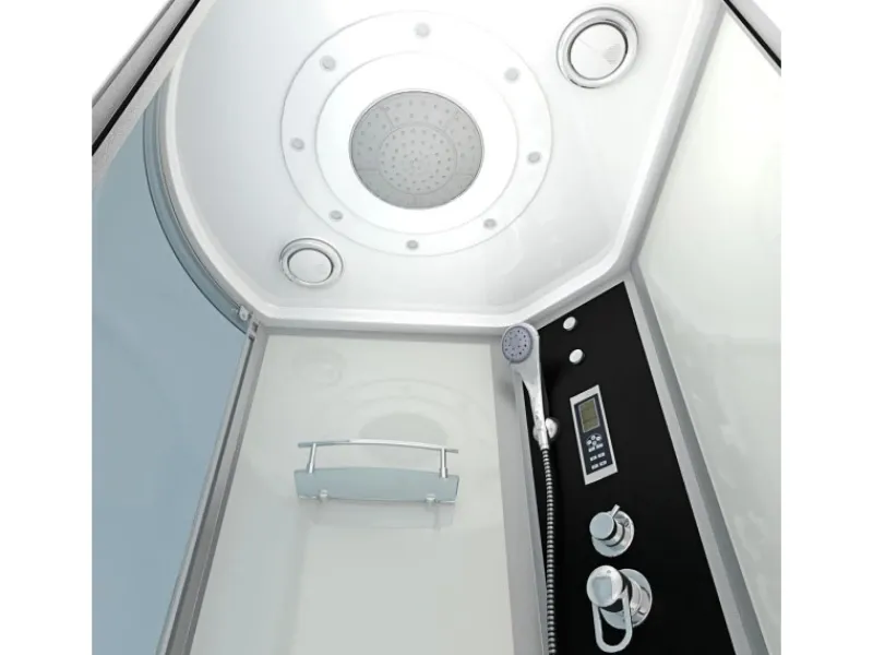 AcquaVapore Einhebelmischer<Kombination Whirlpool Dusche K55-R01-WP Duschkabine Wanne 100x170