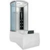 AcquaVapore Kombination Whirlpool Dusche K55-R03-WP-EC Duschkabine Wanne 100x170< Einhebelmischer