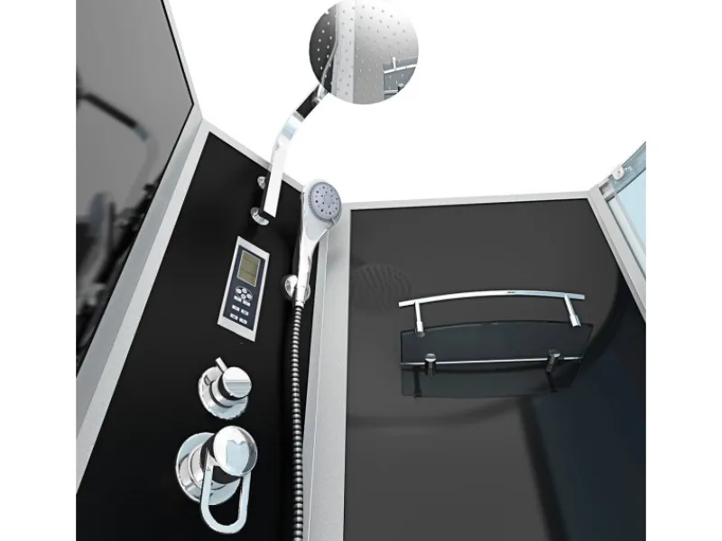 Online AcquaVapore Kombination Whirlpool Dusche K50-L31-WP Duschkabine Wanne 170x100