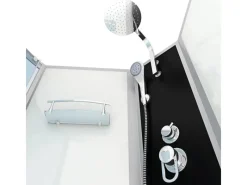 AcquaVapore Einhebelmischer<Kombination Whirlpool Dusche K50-R00-WP Duschkabine Wanne 100x170