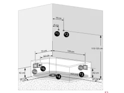AcquaVapore Einhebelmischer<Kombination Whirlpool Dusche K50-R00-WP Duschkabine Wanne 100x170