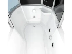 AcquaVapore Kombination Whirlpool Dusche K55-R33-WP Duschkabine Wanne 100x170< Einhebelmischer