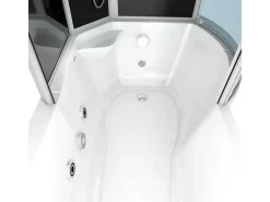 New AcquaVapore Kombination Whirlpool Dusche K55-L31-WP Duschkabine Wanne 170x100