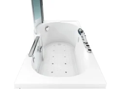 Discount AcquaVapore Seniorendusche und Wanne mit Whirlpool S12D-TH-AIR-R Dusche 85x170